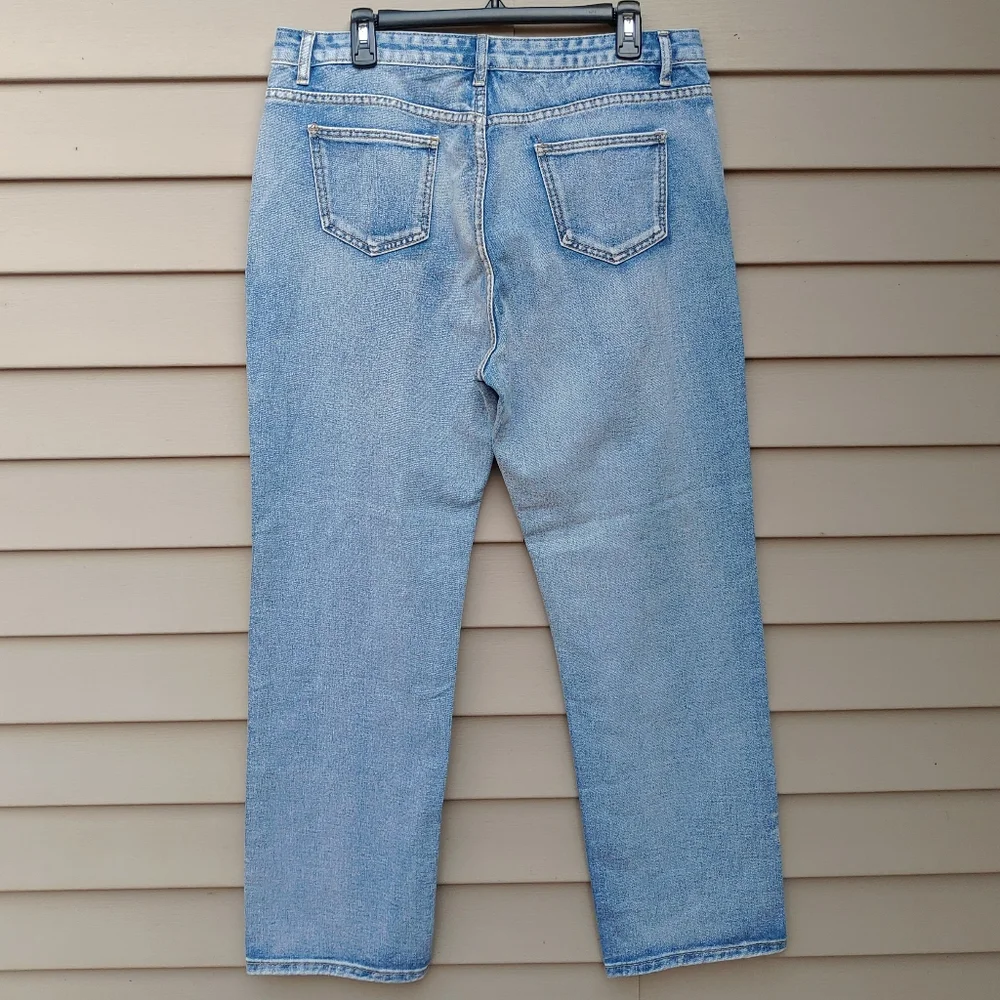 Light Wash Plus Blue Jeans Boyfriend 90s Fashion